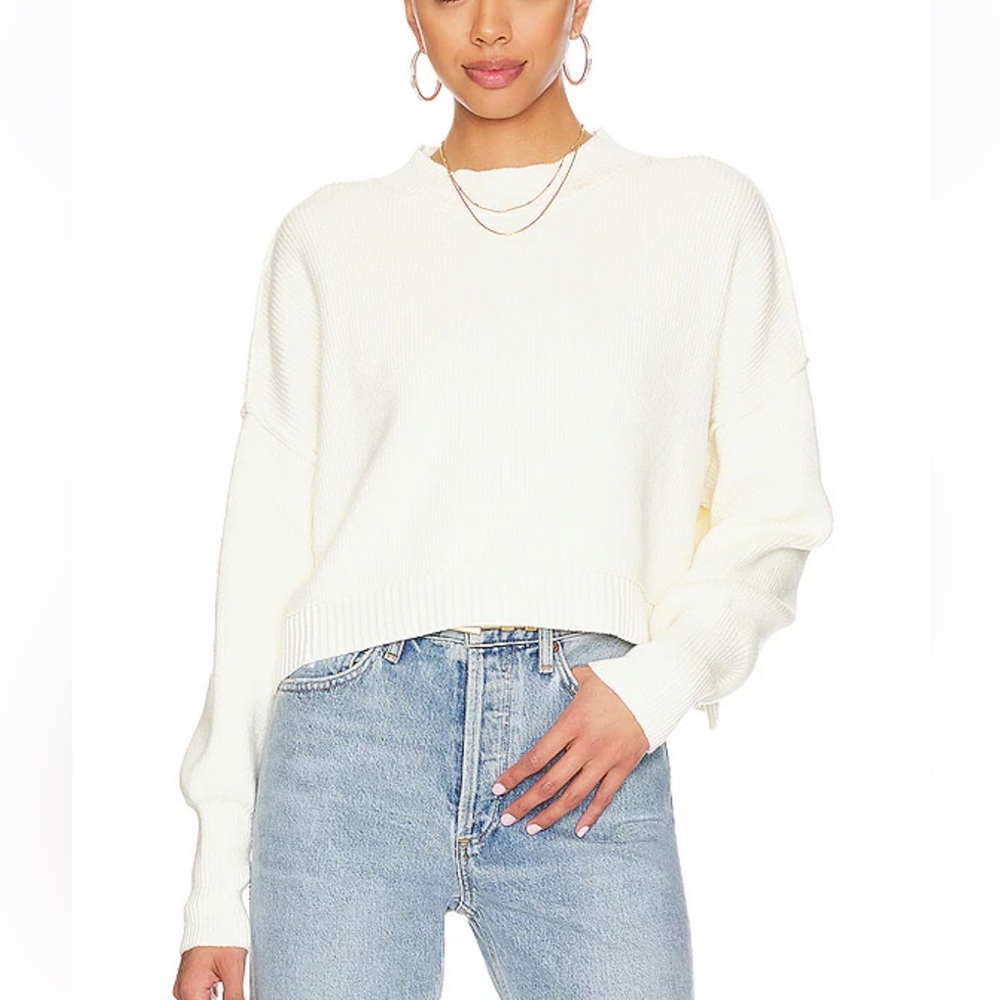 Free People Easy Street Cropped Sweater